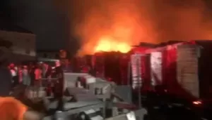 Fire guts FIIRO office in Lagos
