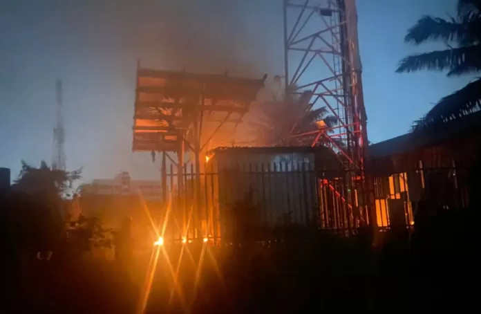 Fire guts FIIRO office in Lagos