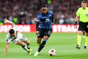  Lookman to miss Atalanta vs Barcelona with injury