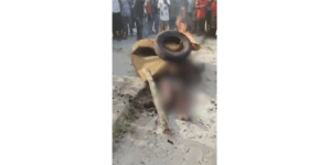 Man Set Ablaze For Allegedly Beheading Woman Who Slapped His Mother In Delta