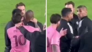Lionel Messi fined for grabbing York City FC coach's neck