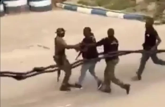 Air Force, policemen exchange blows over drug suspect in Delta