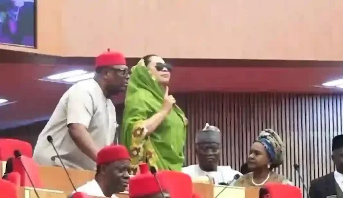 Uproar In Senate as Akpabio, Natasha Clash over Seat Allocation