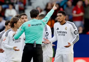 Real Madrid midfielder Bellingham banned for two games over 'disrespect' towards referee