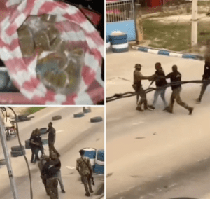 Air Force, policemen exchange blows over drug suspect in Delta