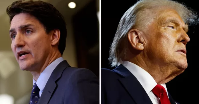 Trump alledge Trudeau using tariff issue to stay in power