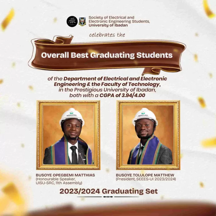 Twin brothers bag first-class degrees in engineering with same CGPA in UI