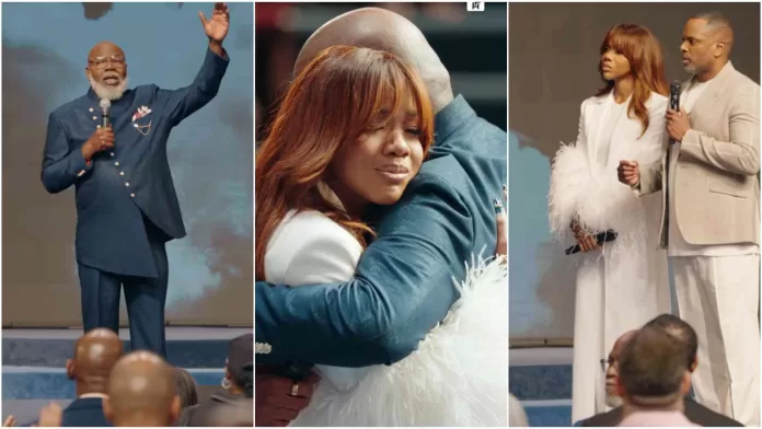 Bishop TD Jakes hands over church leadership to daughter, son-in-law