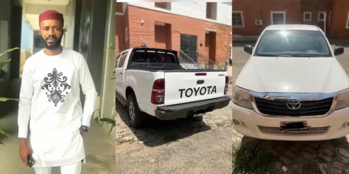 Nigerian Man Accuses Police Officer of Selling Stolen Hilux to Him