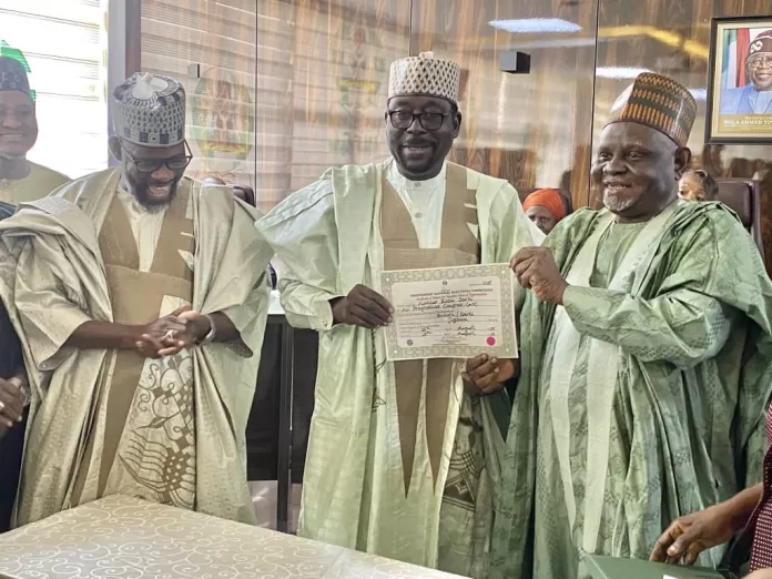 INEC presents certificates of return to by-elections winners