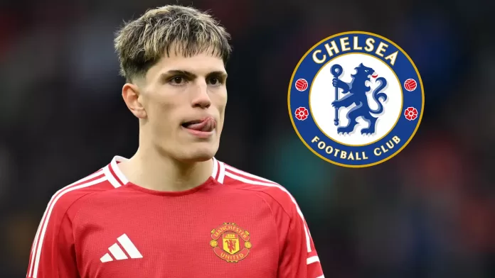 Garnacho Arrives At Chelsea As £40m Move From Man United Moves Closer