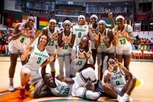 D’Tigress win fifth straight Women’s Afrobasket arrive Abuja with Trophy