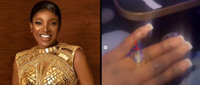 Annie Idibia Sparks Engagement Rumors After Flaunting Sparkling Ring