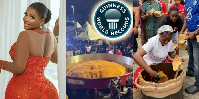 Guinness World Records Awards Hilda Baci for the Largest Pot of Jollof Rice