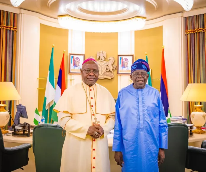 Most Rev. Dr. Ignatius Ayau Kaigama, Tinubu