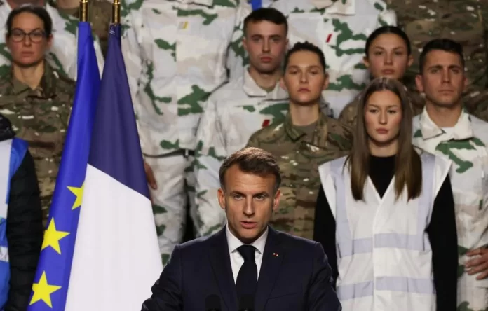 France to restore voluntary military service, says Macron