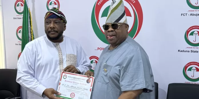 IMG_5727 Adeleke no longer interested in PDP gov ticket — Party