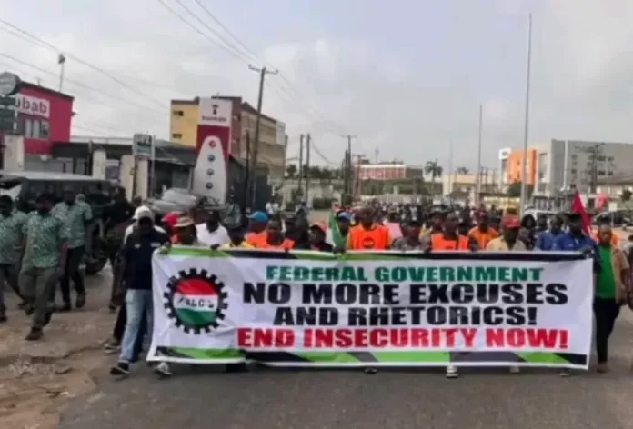 NLC-protest NLC Protests Over Rising Insecurity In Nigeria