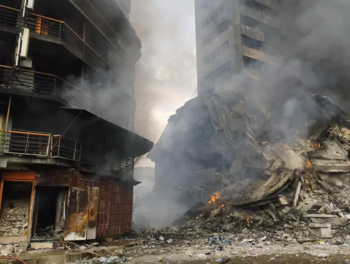 unnamed-57-scaled Survivor Rescued Under Rubble 11 Days After Fire-Outbreak Building Collapse on Lagos Island
