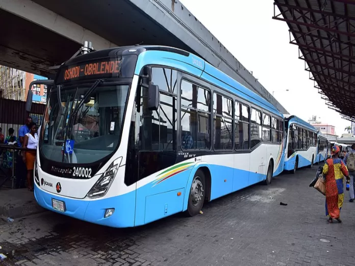 67fcf563ef82cec1beb6f450_67f78606ac895372e839fd85_800px-BRT_Bus_Station2C_Lagos(1) The Lagos State Government has approved a 13 per cent increase in fares across all services under the Bus Reform Initiative, which includes the Bus Rapid Transit system
