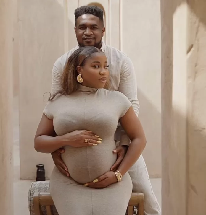 Screenshot Fashion Designer Veekee James, husband announce pregnancy
